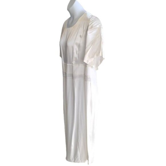 Vintage Ronnie Nicole II Cream 2-Piece Jacket & Maxi Dress Set Size 24W - Picture 7 of 11